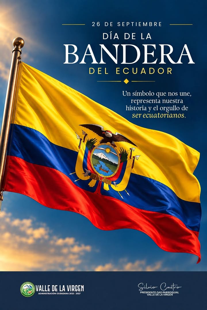 Valle de la Virgen rinde homenaje a la Bandera Nacional este 26 de septiembre